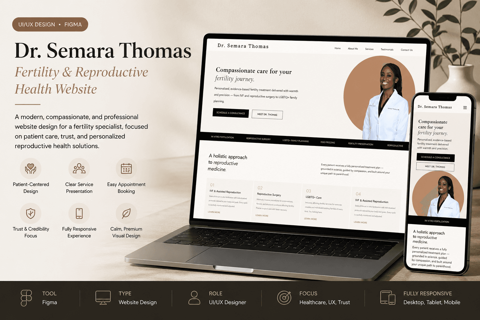 Dr. Semara Thomas – Fertility & Reproductive Health Website
